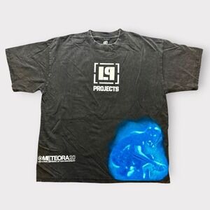 Linkin Park Meteora 20 Year Anniversary LPU Projects T-Shirt XL Faded Black